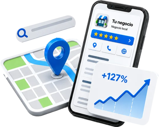 Google Maps, perfil de negocio local y analítica de crecimiento